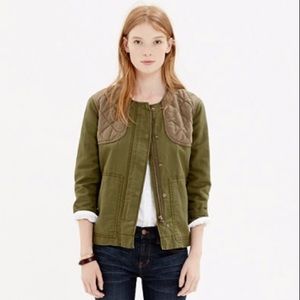 MADEWELL QUILTED BOMBER JACKET
